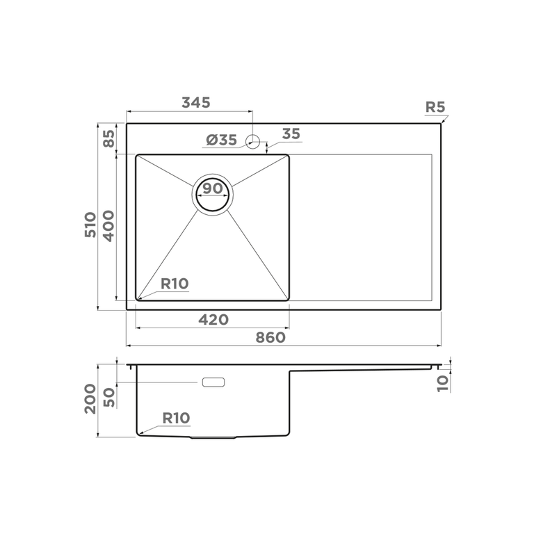 картинка Akisame 86-IN-R от магазина Kessebohmer.shop