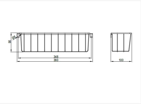 картинка Корзина для моющих средств металл оцинк от магазина Kessebohmer.shop
