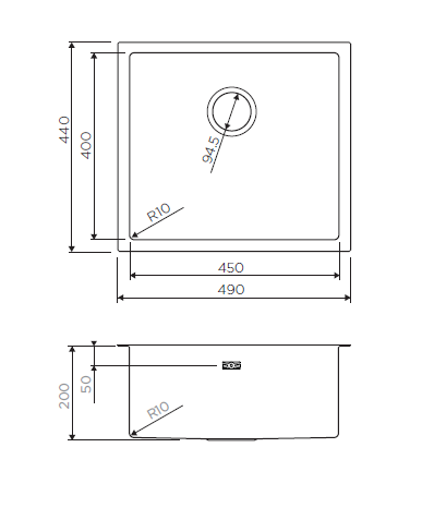 картинка Taki 49-U/IF-LG        от магазина Kessebohmer.shop