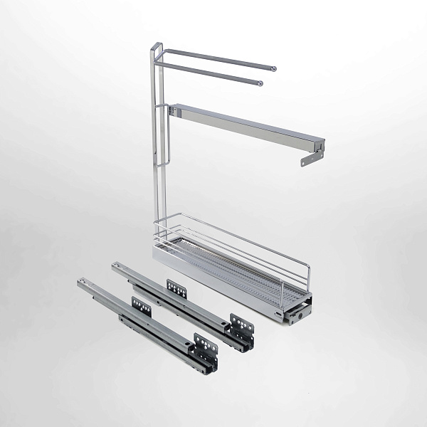 картинка Комплект для полотенец, Бутылочница №15 150 мм, H 592, Арена КЛАССИК, цвет ХРОМ (0021890005) от магазина Kessebohmer.shop