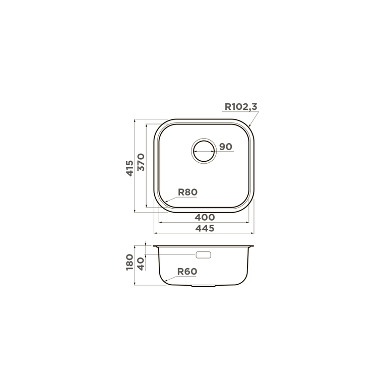 картинка Omi 44-U/I-GM от магазина Kessebohmer.shop