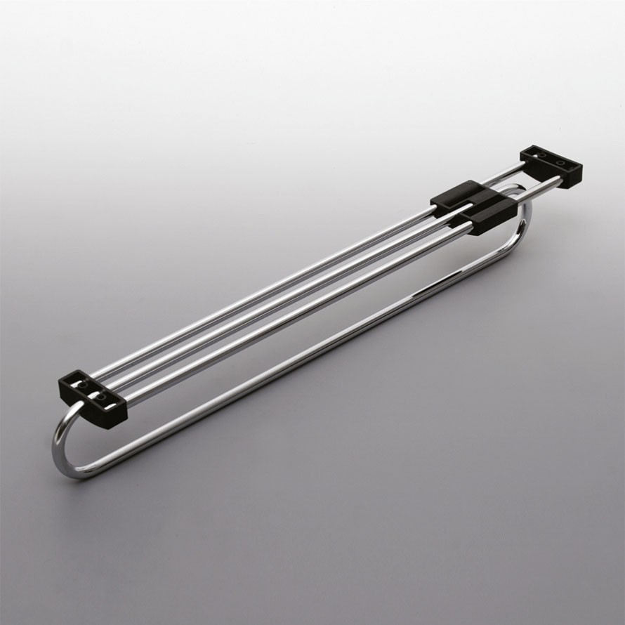 картинка Выдвижная вешалка L-250 никель / черный от магазина Kessebohmer.shop