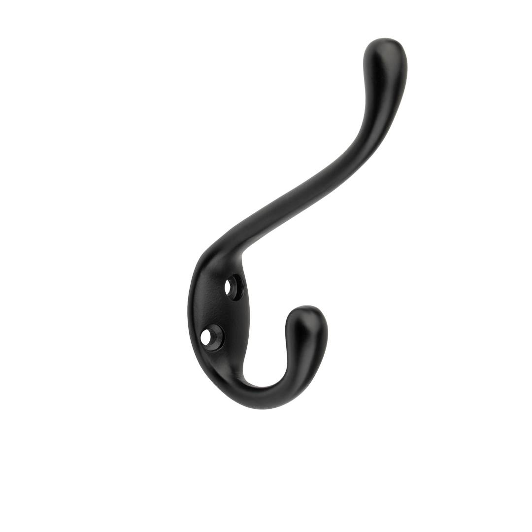 картинка Крючок SORIA L металл черный матовый от магазина Kessebohmer.shop