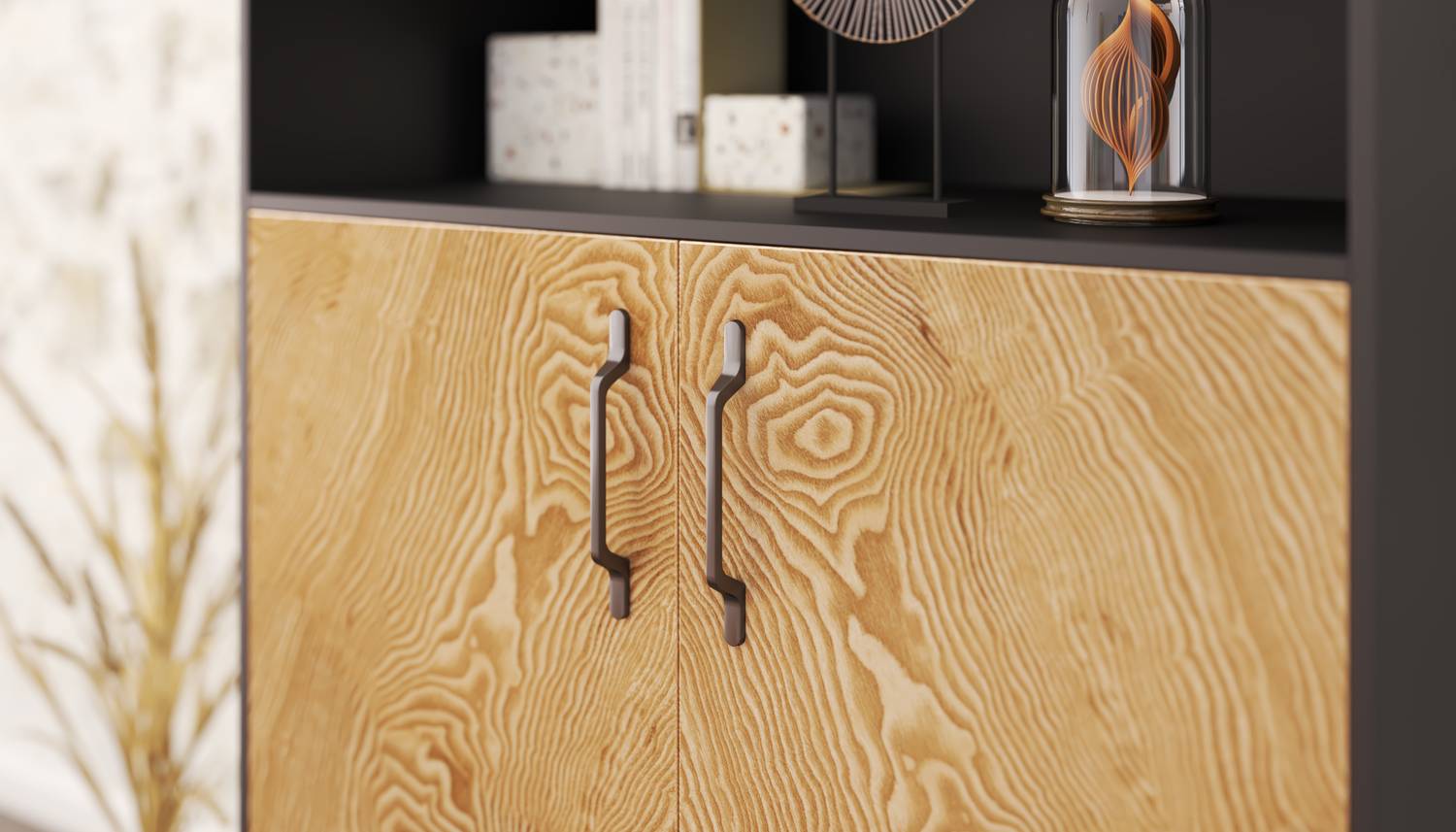 картинка Ручка ASTER 160 металл черная от магазина Kessebohmer.shop