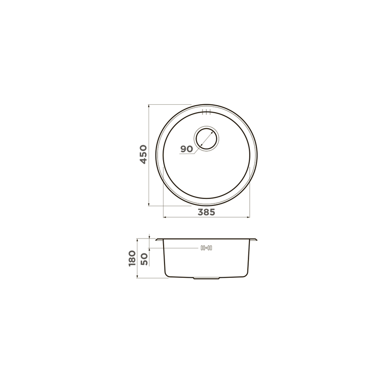 картинка Toya 45-U/I-GM от магазина Kessebohmer.shop