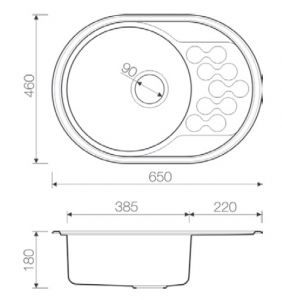 картинка Kasumigaura 65-IN от магазина Kessebohmer.shop