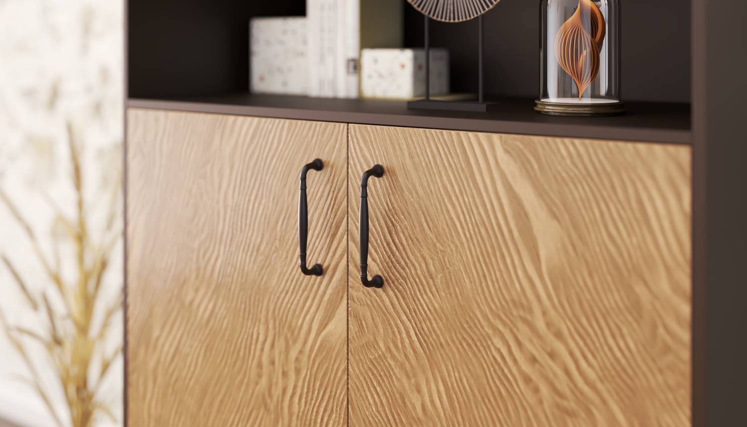 картинка Ручка ARTESI 96 металл черная от магазина Kessebohmer.shop