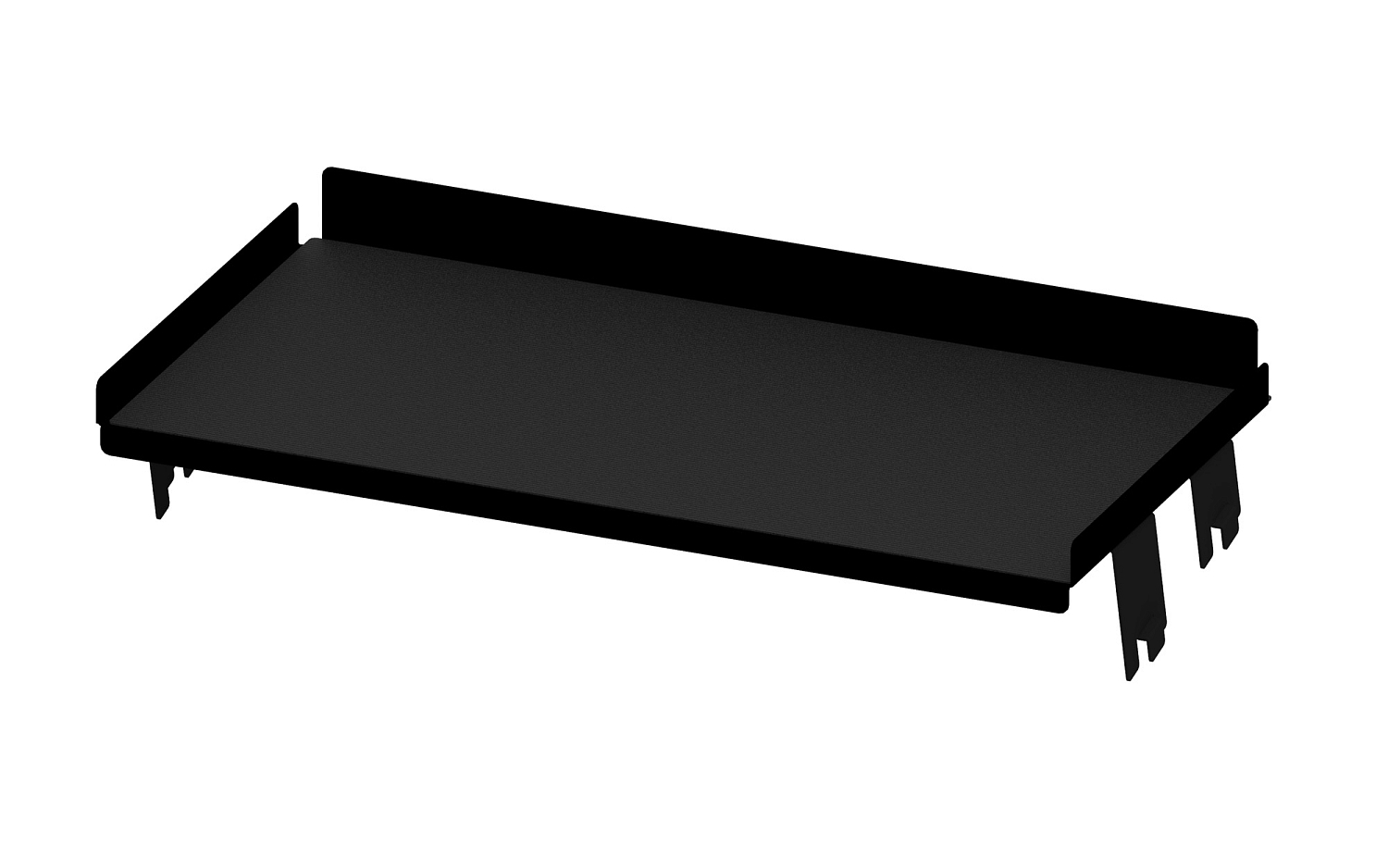 картинка MAXIMA PURO полка для обуви 600 металл черный матовый от магазина Kessebohmer.shop