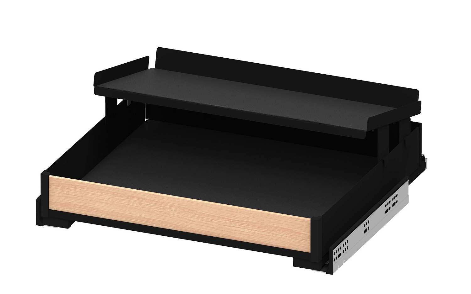 картинка MAXIMA PURO полка для обуви 600 металл черный матовый от магазина Kessebohmer.shop