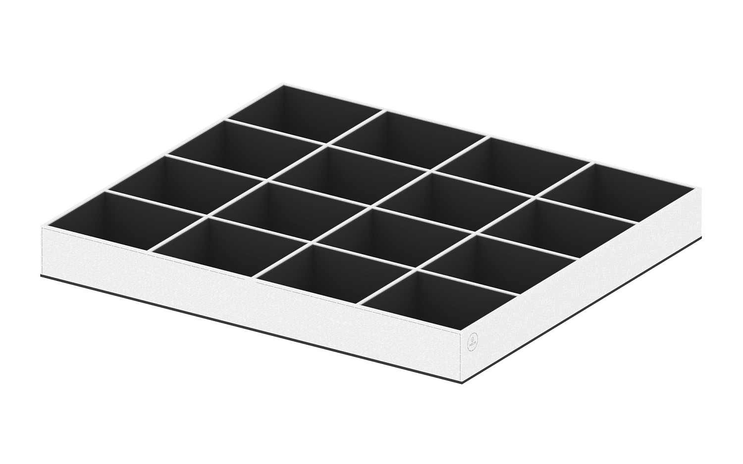 картинка Вклад А2 520 большой для аксессуаров белый/черный от магазина Kessebohmer.shop