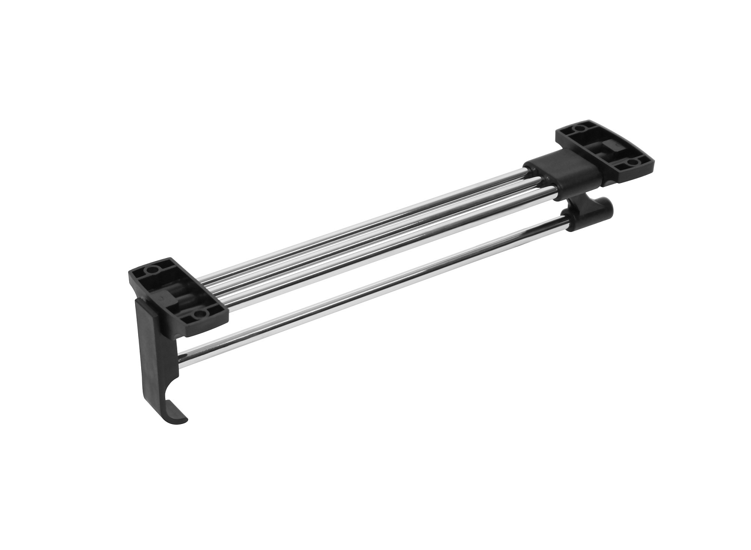 картинка Выдвижная вешалка L-300 никель / черный от магазина Kessebohmer.shop