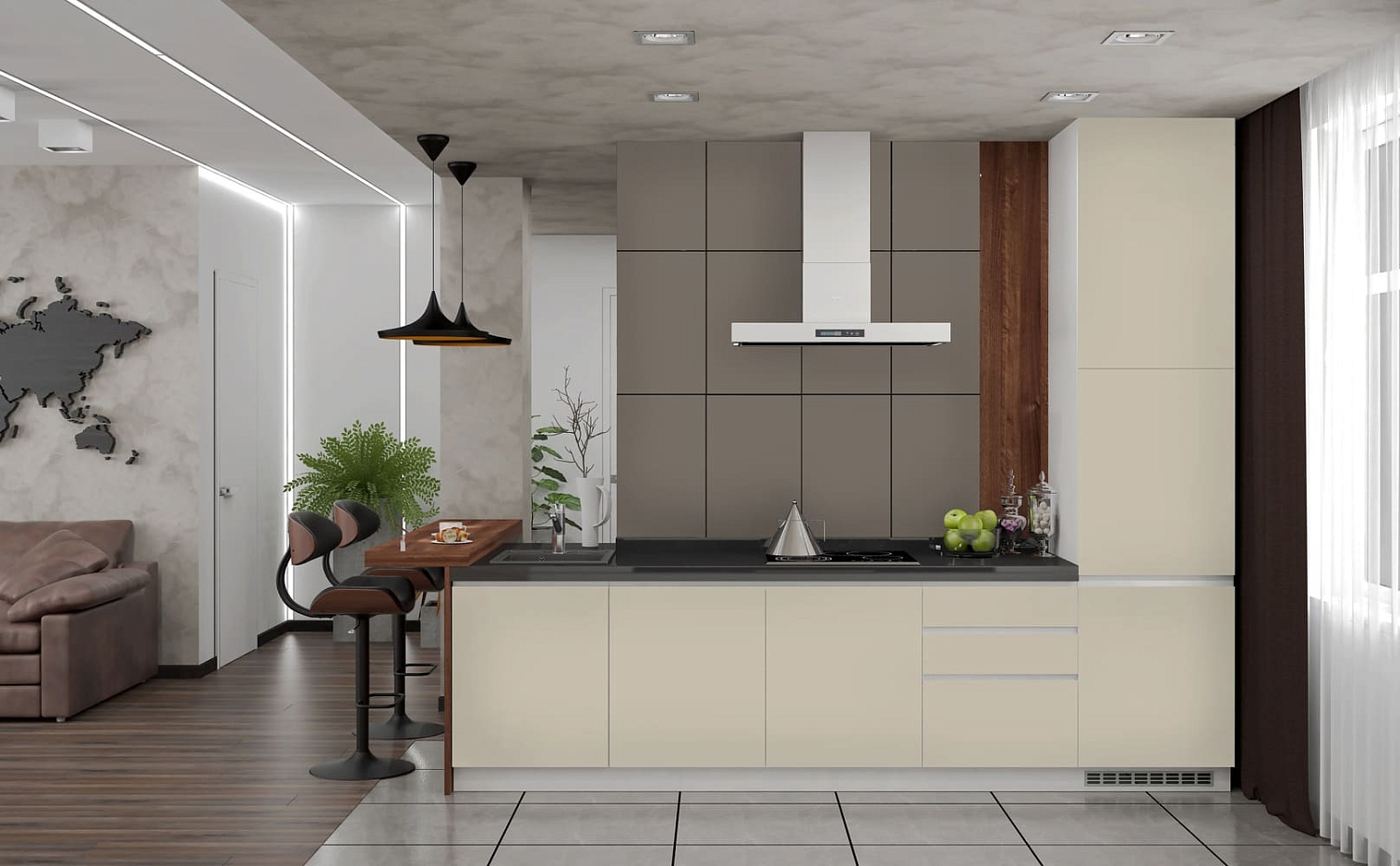 картинка Фасады Eterno (Этерно) - коллекция Unitone (MATT collection) от магазина Kessebohmer.shop