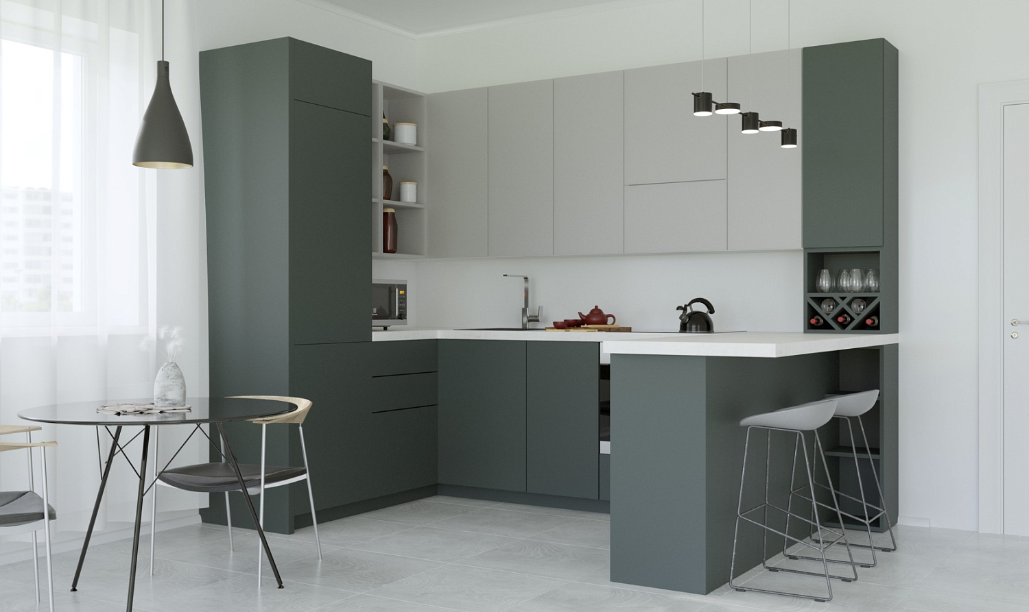 картинка Фасады Eterno (Этерно) - коллекция Unitone (MATT collection) от магазина Kessebohmer.shop